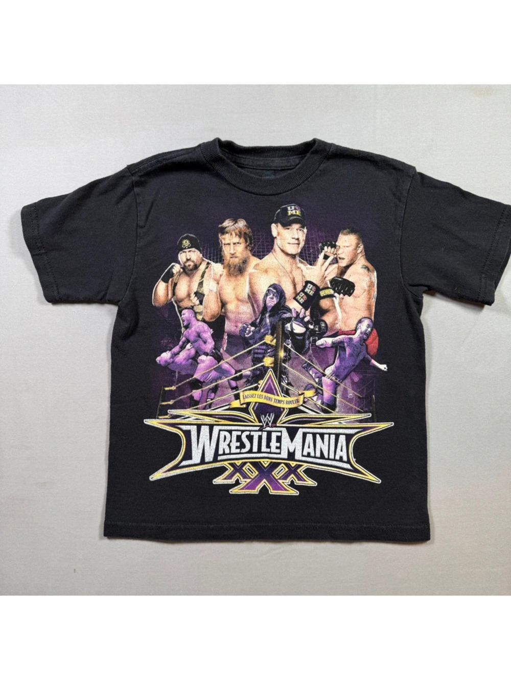 Y2K WWE Wrestlemania T-Shirt Size Youth 4/5